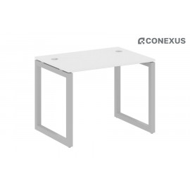 Письменный стол на О-образном м/к Metal system quattro 50x50 50БО.СП-1 Белый/Металл серый /Металл серый