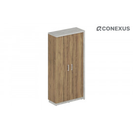 Шкаф для документов (комплект № 12) WoodAndStone СФ-534804+СФ-535105+СФ-535115 Дуб Чарльстон/Бетон Чикаго