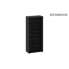 Шкаф высокий открытый Flex 135H104 151 Графит