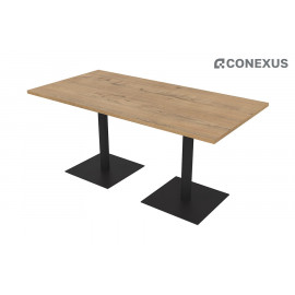 Стол обеденный Extend 21EXTEND.120 Teakwood/Черный металл
