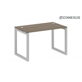 Письменный стол на О-образном м/к Metal system quattro 50x50 50БО.СП-2 Вяз благородный/Металл серый /Металл серый