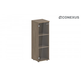 Шкаф для документов средний Sigma SG.804.OD.GL Темный дуб