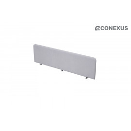 Настольный экран фронтальный «Gloss» 9БР.108.1 Рогожка Denim (синяя)/Графит
