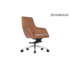Кресло офисное RV Design Soul M B1908 Кожа светло-коричневая (MB915)