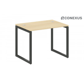 Письменный стол на О-образном м/к Metal system quattro 40x40 40БО.СП-1 Акация Лорка/Металл антрацит/Металл антрацит