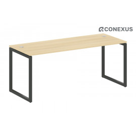 Письменный стол на О-образном м/к Metal system quattro 40x40 40БО.СП-5 Акация Лорка/Металл антрацит/Металл антрацит