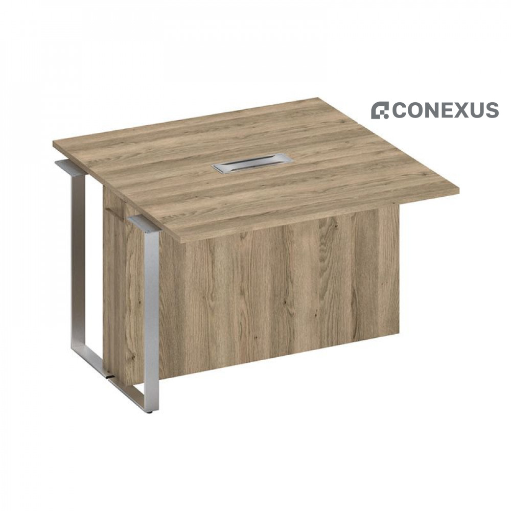 Секция стола для переговоров промежуточная 160x120x75.6 дуб гладстоун светлый / дуб гладстоун светлый / дуб гладстоун светлый «Speech»