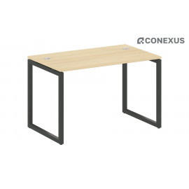 Письменный стол на О-образном м/к Metal system quattro 40x40 40БО.СП-2 Акация Лорка/Металл антрацит/Металл антрацит