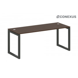 Письменный стол на О-образном м/к Metal system quattro 50x50 50БО.СП-5 Венге Цаво/Металл антрацит/Металл антрацит
