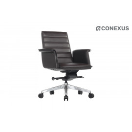 Кресло офисное RV Design Rubens-M В1819-2 Кожа тёмно-коричневая (3072)