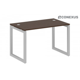 Письменный стол на О-образном м/к Metal system quattro 50x50 50БО.СП-2 Венге Цаво/Металл серый /Металл серый