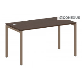 Письменный стол на П-образном м/к Metal system quattro 40x40 40БП.СП-3 Венге Цаво/Мокко металл/Мокко металл