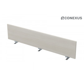 Настольный экран фронтальный для бенч-системы «Gloss» 9БР.008.3 Teakwood/Белый металл