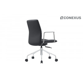 Кресло офисное RV Design Lino B2410 Экокожа черная (FU-1)