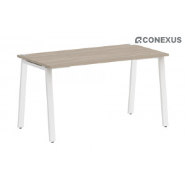 Стол компьютерный Home VR.SP-3-138.A Дуб Аттик/Металл белый