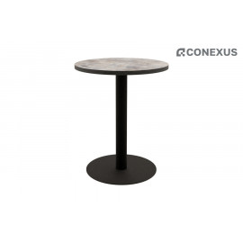 Стол обеденный Radius 21RADIUS.006 Basalt/Черный металл