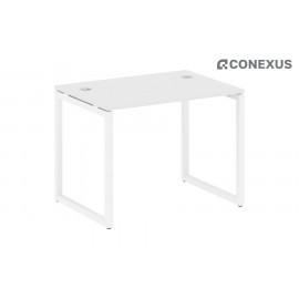 Стол письменный на О-образном м/к Metal system quattro 40x40 40БО.СП-1 Белый/Металл белый /Металл белый