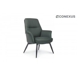 Стул офисный RV Design Batisto-ST C2018 Кожа зеленая (3A 4019)