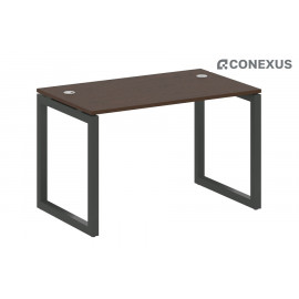 Письменный стол на О-образном м/к Metal system quattro 50x50 50БО.СП-2 Венге Цаво/Металл антрацит/Металл антрацит