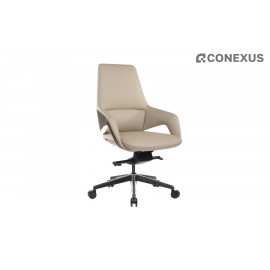 Кресло офисное RV Design Aura-M FK005-В Кожа светло-бежевая (3A ND9720)