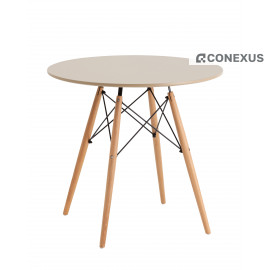 Стол Eames DSW NEW D80 бежевый
