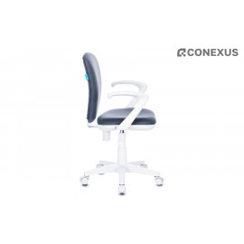 Кресло компьютерное детское Бюрократ KD-W10AXSN/26-25 Ткань 26-25 (серая)