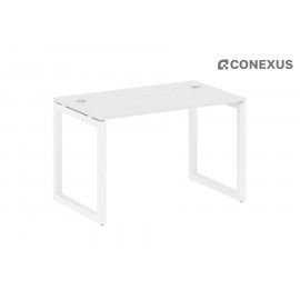 Письменный стол на О-образном м/к Metal system quattro 50x50 50БО.СП-2 Белый/Металл белый /Металл белый