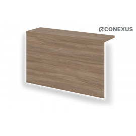 Накладка для стойки ресепшен О.R-F.MP.V-158 прямая высокая с подсветкой Onix О.R-NP.V-158.1.S Дуб Аризона