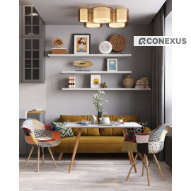 Кресло Eames DSW пэчворк
