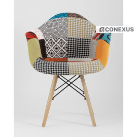 Кресло Eames DSW пэчворк