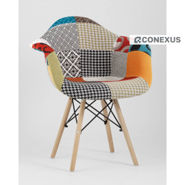 Кресло Eames DSW пэчворк