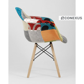 Кресло Eames DSW пэчворк