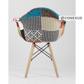 Кресло Eames DSW пэчворк