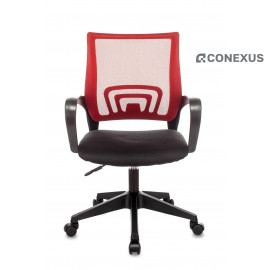 Кресло офисное TopChairs ST-Basic сетка/ткань красный