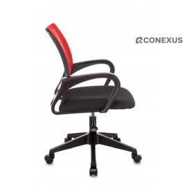 Кресло офисное TopChairs ST-Basic сетка/ткань красный