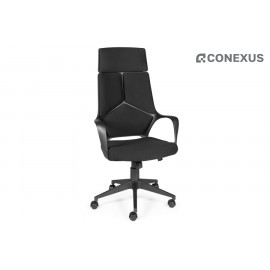 Кресло для руководителя IQ black Ткань черная