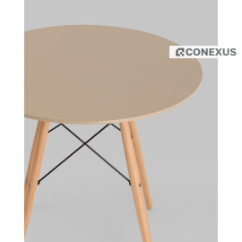Стол Eames DSW NEW D80 бежевый