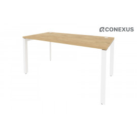 Стол письменный на П-образном м/к Onix O.MP-SP-4.8 Тиквуд светлый/Металл белый