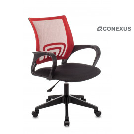 Кресло офисное TopChairs ST-Basic сетка/ткань красный