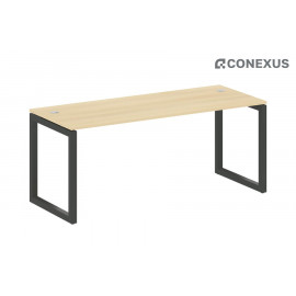 Стол письменный на О-образном м/к Metal system quattro 50x50 50БО.СП-5 Акация Лорка/Металл антрацит/Металл антрацит