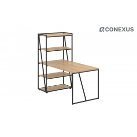 Стол компьютерный Loftis LMST 1515 Дуб Бофорд/Черный металл