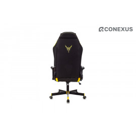 Кресло игровое Knight Neon YELLOW Экокожа черная/Экокожа желтая
