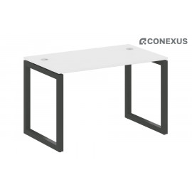 Письменный стол на О-образном м/к Metal system quattro 50x50 50БО.СП-2 Белый/Металл антрацит/Металл антрацит