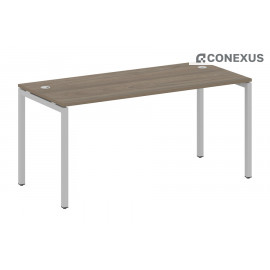 Письменный стол на П-образном м/к Metal system quattro 40x40 40БП.СП-4 Вяз благородный/Металл серый /Металл серый