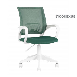Кресло офисное TopChairs ST-BASIC-W зеленый крестовина пластик белый