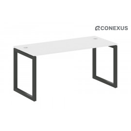 Письменный стол на О-образном м/к Metal system quattro 50x50 50БО.СП-4 Белый/Металл антрацит/Металл антрацит