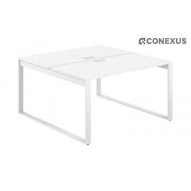 Стол-бенч с лючком Allegro AG.135.WH.L.72.WH Белый/Металл белый