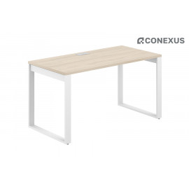 Стол письменный с лючком Allegro AG.103.AR.L.72.WH Акация Равелло/Металл белый