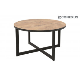 Стол журнальный Rim 21RIM.008 Teakwood/Черный металл