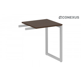 Приставка на О-образном м/к Metal system quattro 40x40 40БО.ПР-1 Венге Цаво/Металл серый /Металл серый